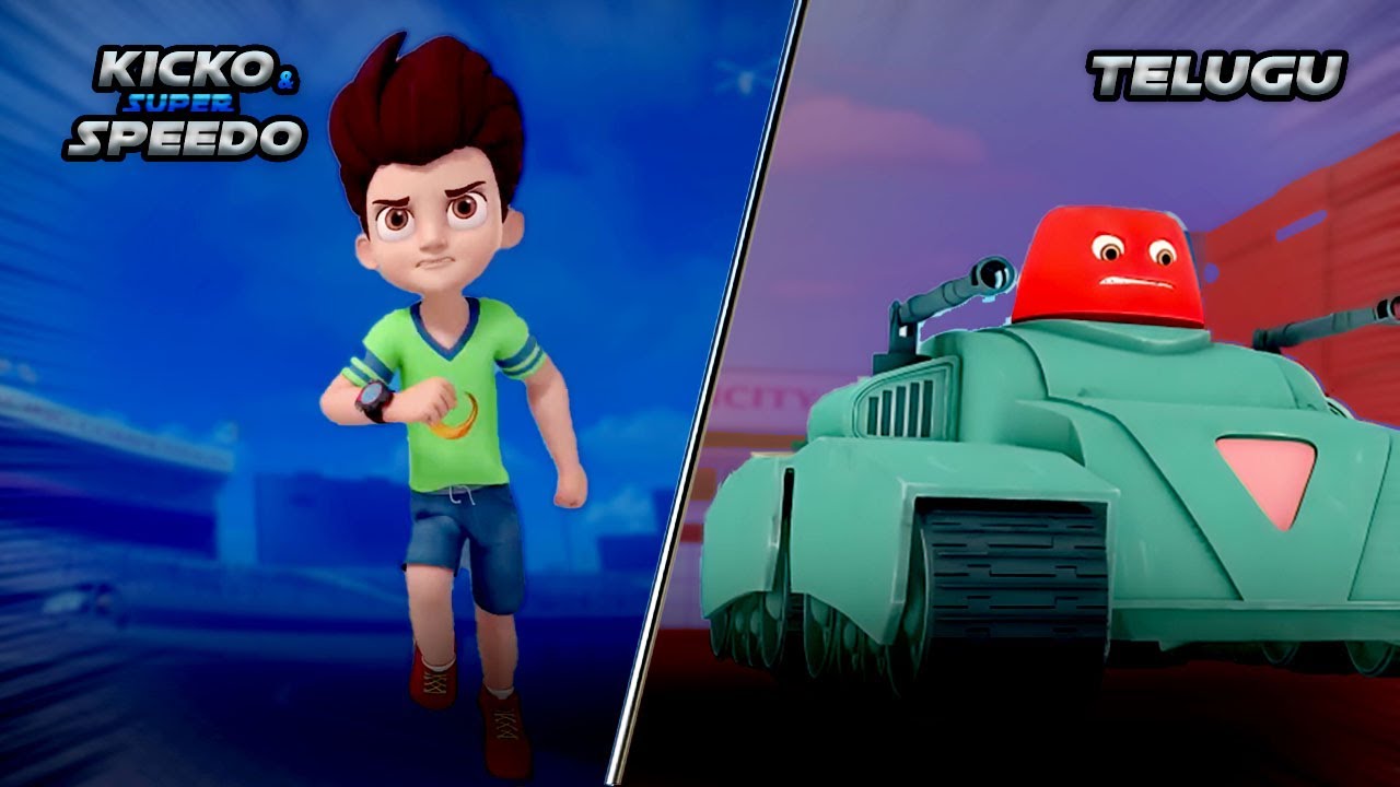 New Episodes Of Kicko & Super Speedo In Telugu | సైనిక ట్యాంక్ దాడి | Kids Cartoon | YO Kids Telugu