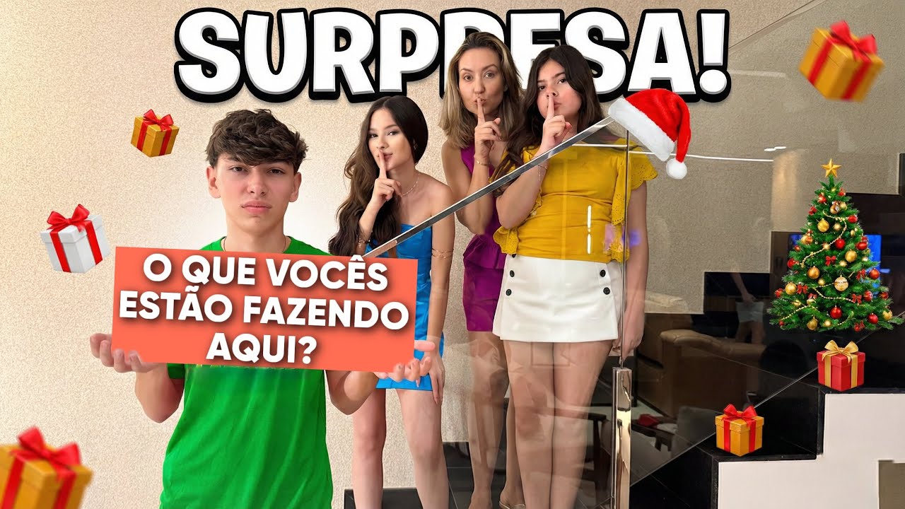 Invadimos a Festa de Natal do Heitor! 😱🎄