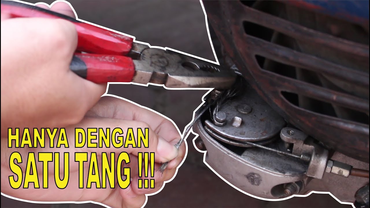 TUTORIAL SETTING TALI PERSENELING VESPA