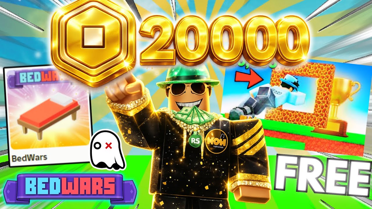 How to Get **FREE 20K ROBUX** in Roblox Bedwars.. (EVENT)