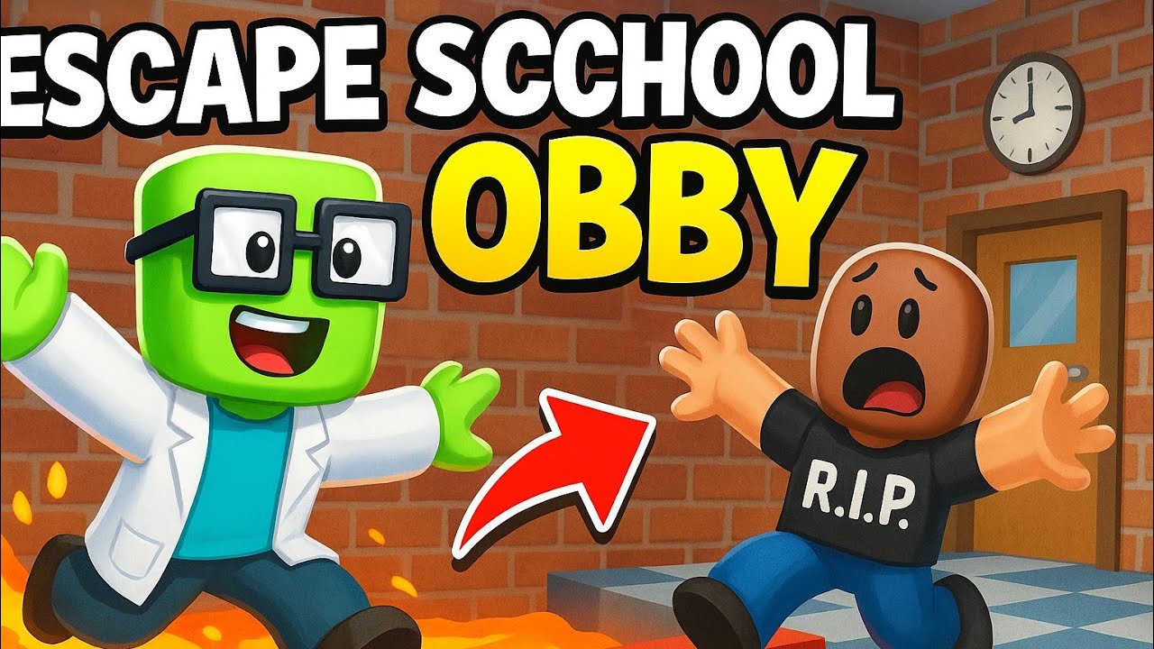 🚨 ESCAPE SCHOOL OBBY in ROBLOX! 🚨