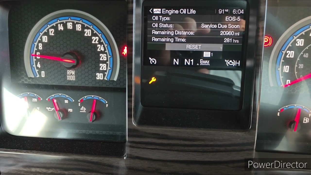 MACK ANTHEM 2025 СБРОС ИНФОРМАЦИИ О НЕОБХОДИМОСТИ СЕРВИСА ПОСЛЕ ЗАМЕНЫ МАСЛА.