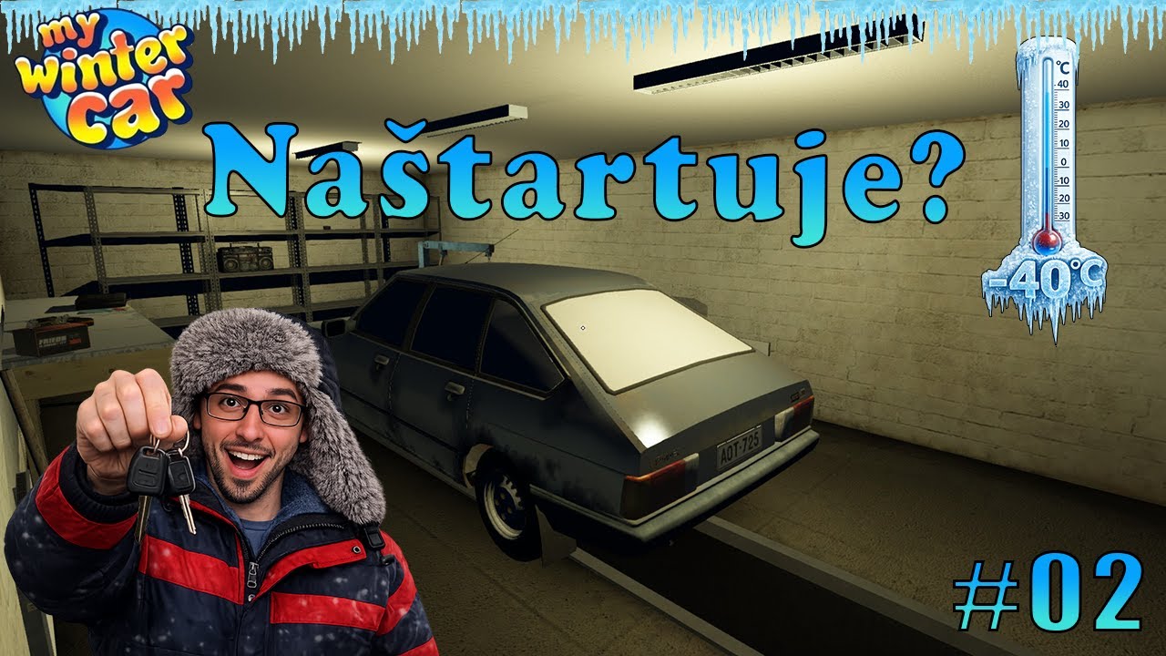 AKO NAŠTARTOVAŤ AUTO V NAJHORŠEJ ZIME?! - My Winter Car #02
