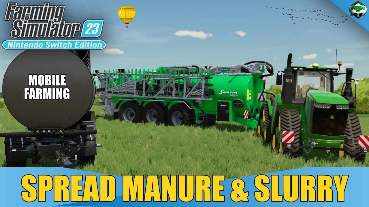 Spread Slurry and Manure Farming Simulator 23 Mobile