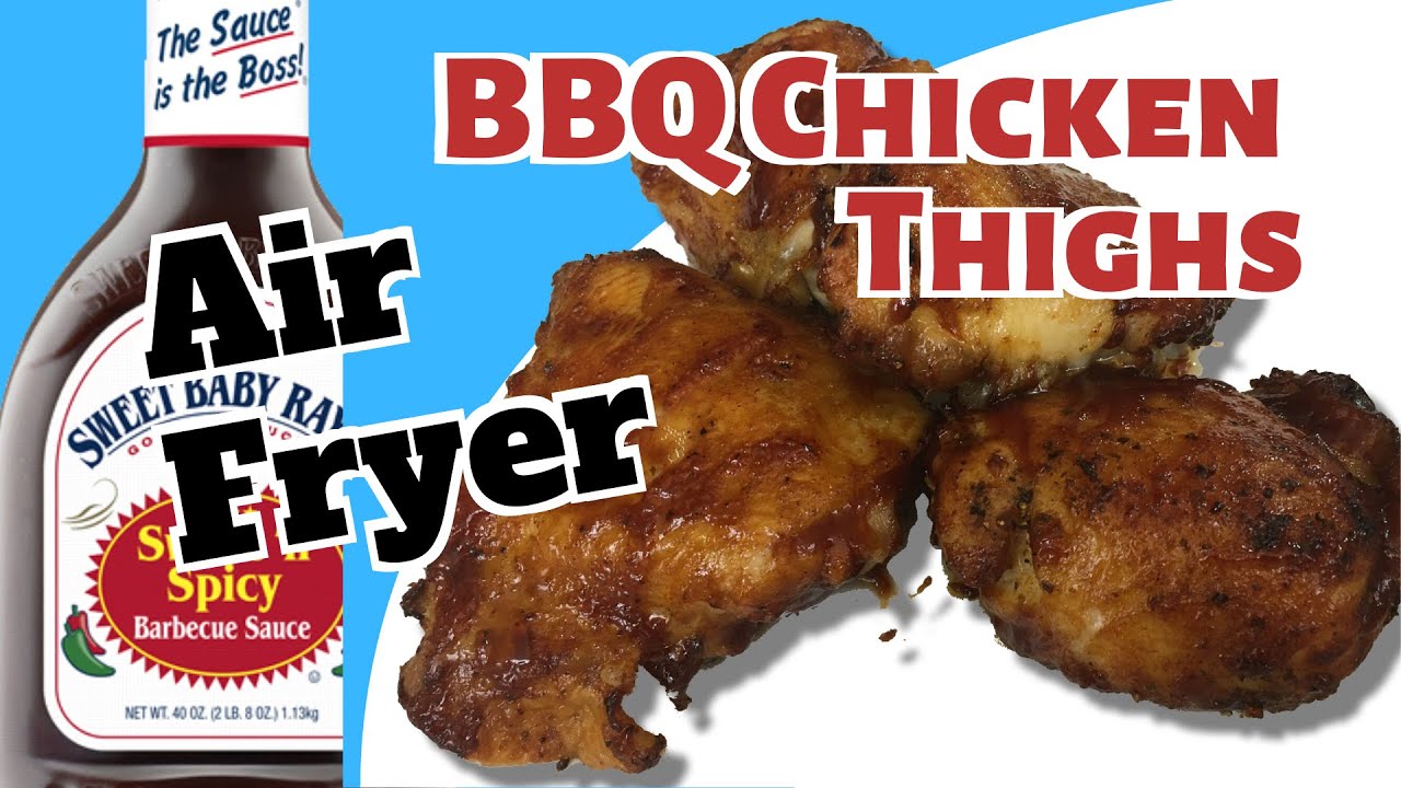 How To Make BBQ Chicken Thighs in the AIR FRYER - Juicy!