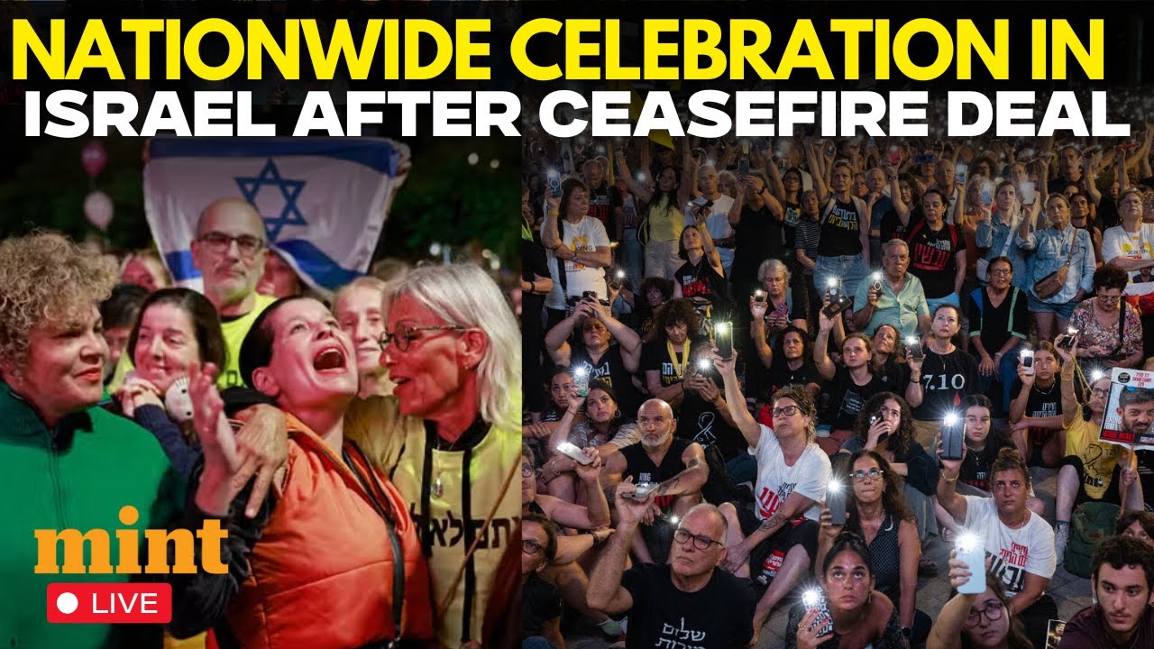 LIVE: Crowds Gather at Hostages Square in Tel Aviv | Israel-Hamas Ceasefire | Gaza Peace Deal