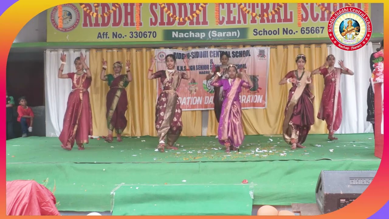 Jiya Jale Jaan Jale Best Dance by girls Occasion of Riddhi Siddhi Central School 14thFoundation day