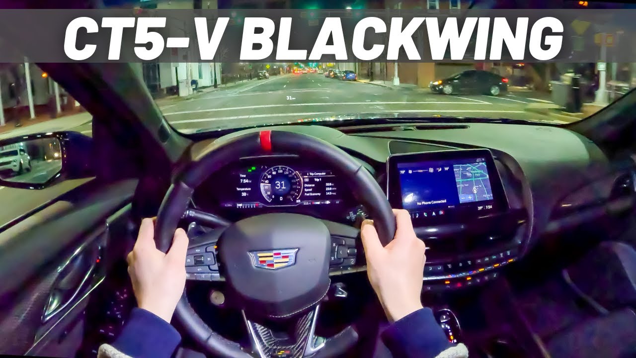 2023 Cadillac CT5-V Blackwing | POV Night Drive