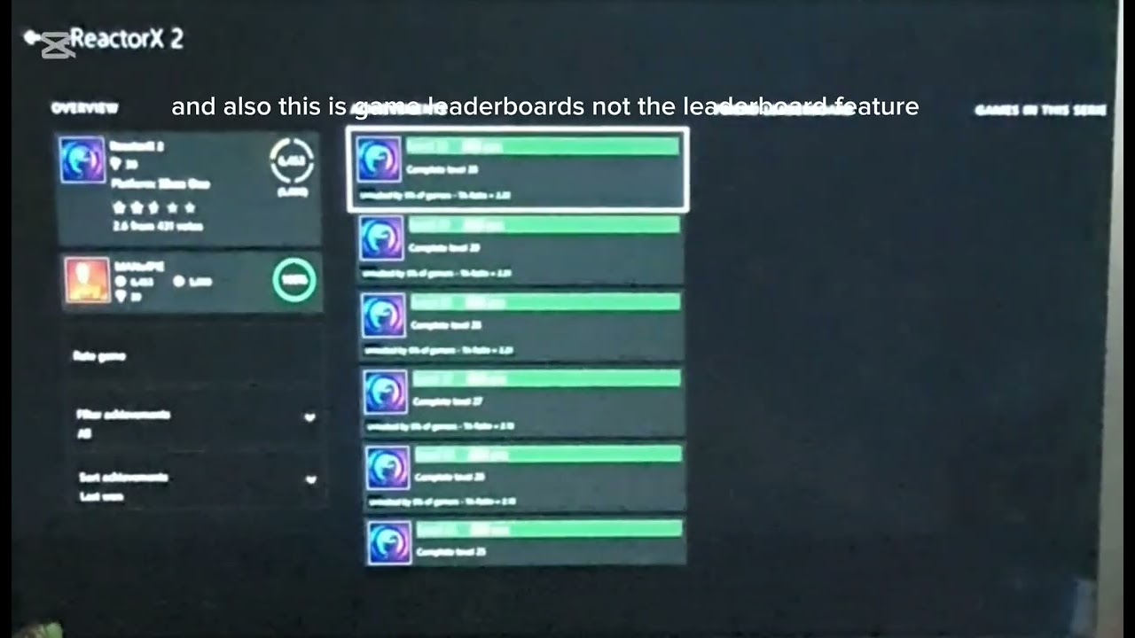 I'm Number One! achievement guide TrueAchievements