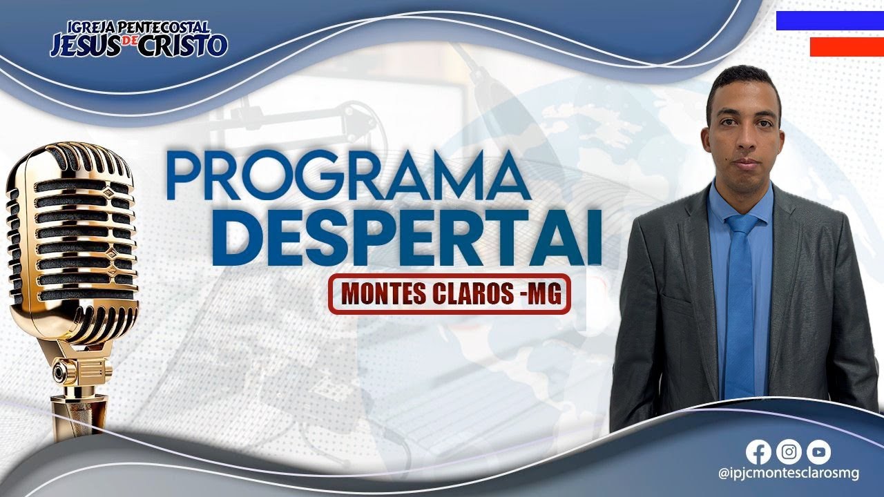 Programa Despertai | Ao Vivo | Segunda-Feira a Noite 19/01/2026 |IPJC Montes Claros