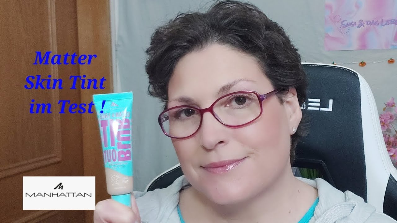 Bin ich Typ - Matt ???  Ich teste den Skin Tint von Manhattan in Matt Finish.  #makeup #drogerie