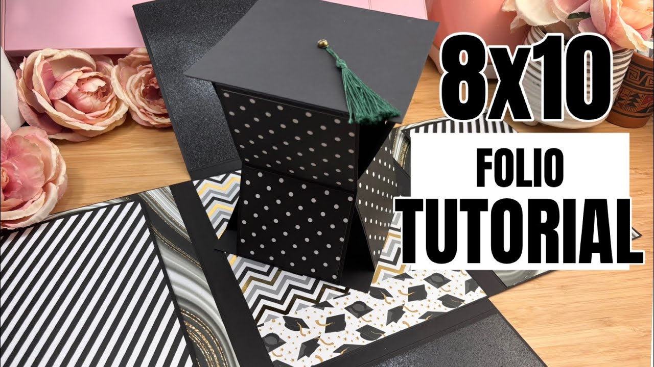 Interactive Graduation Folio TUTORIAL | One Hour Crafting ep. 40
