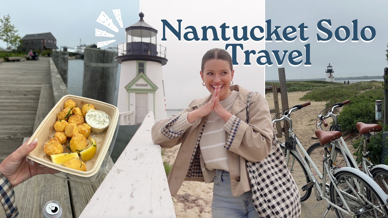 SOLO TRAVEL VLOG: come to Nantucket with me! 🦞🌊🇺🇸
