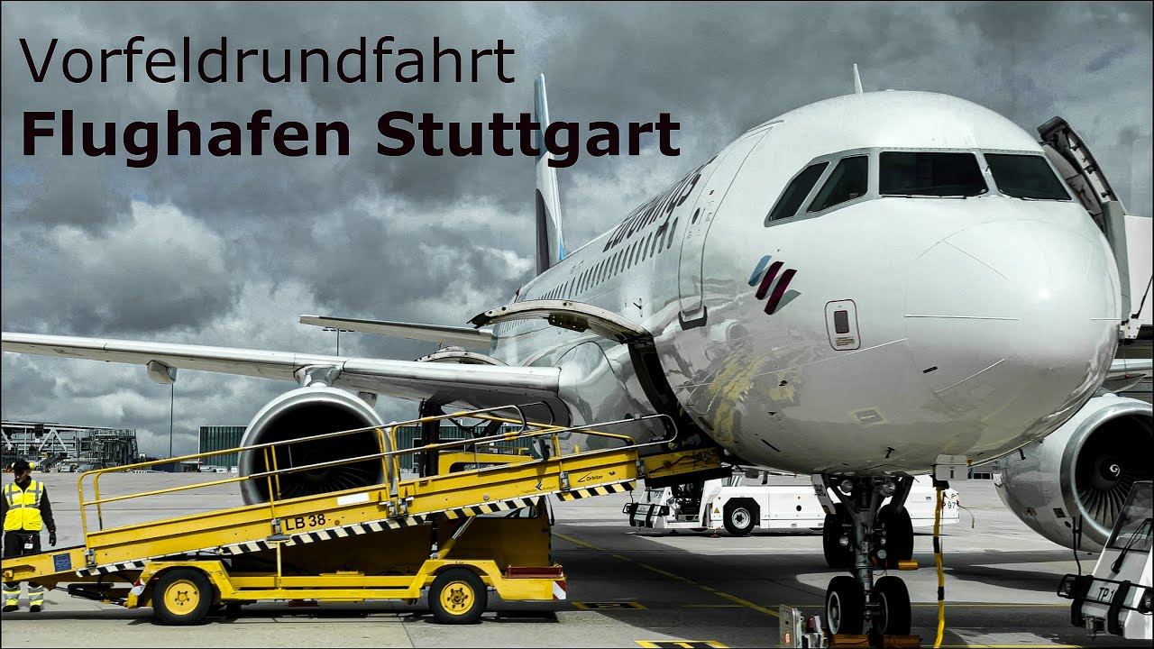 Vorfeldrundfahrt am Flughafen Stuttgart STR/EDDS✈️🔥