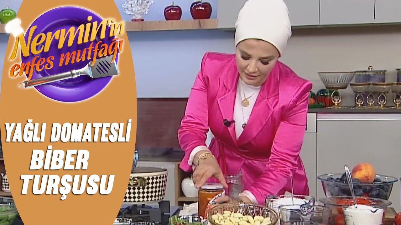 Nermin Öztürk Yağlı domatesli Biber turşusu tarifi / Nermin'in Enfes Mutfağı