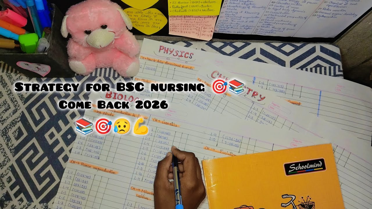 Strategy for BSC nursing aspirants 📚🎯💪 Winter time table#bscnursing #vijayeducation #bscnursingexam 