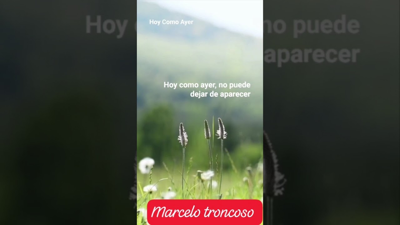 Hoy como ayer