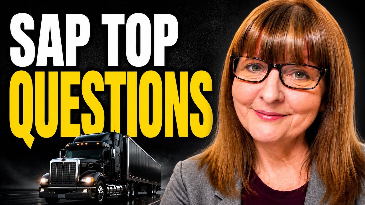 DOT SAP Questions Drivers Ask Me Every Day (Answered)