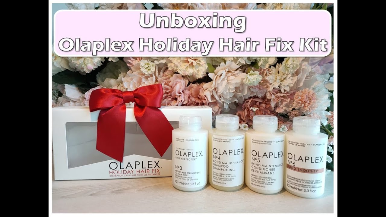 Olaplex Holiday Hair Fix Kit (Limited Edition) Unboxing