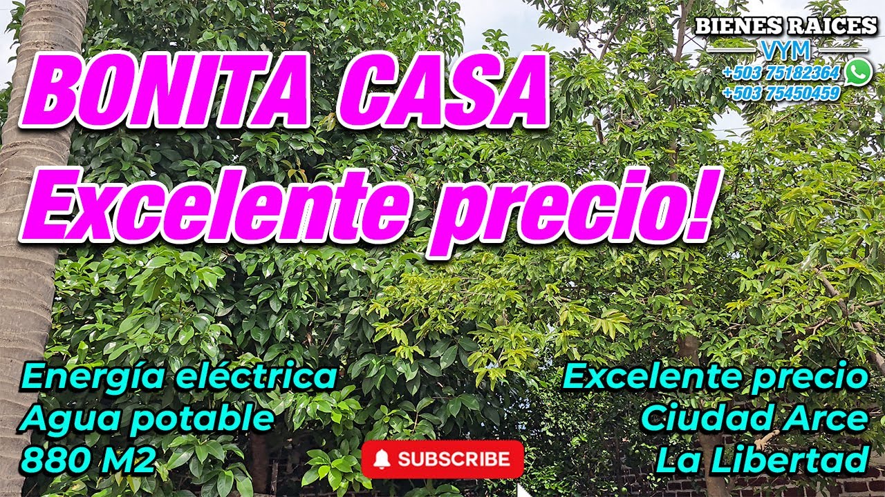 #97 ⛔️ VENDIDA CASA EN VENTA, EN CIUDAD ARCE, LA LIBERTAD. SALA, COCINA, COMEDOR, 4 HABITAC. ETC.
