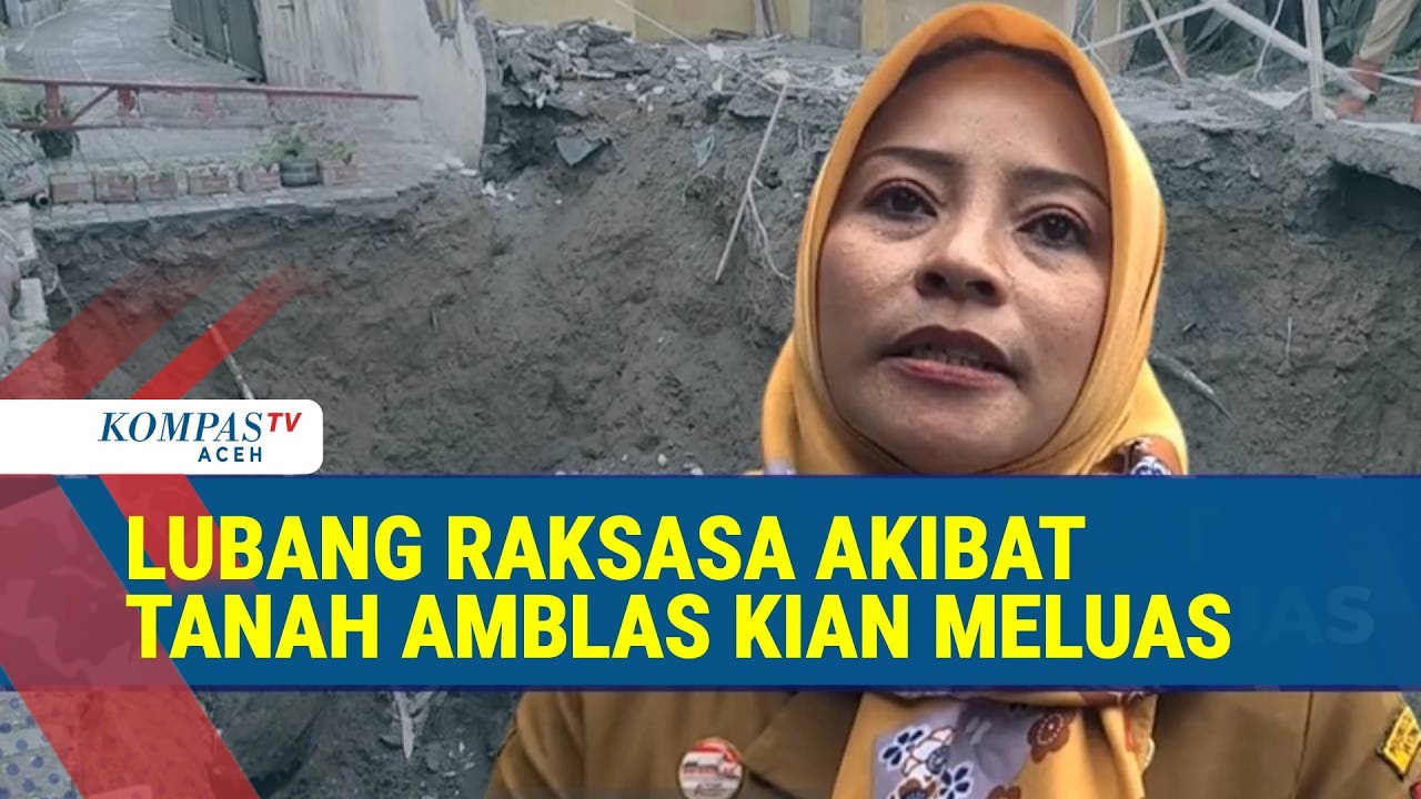 Lubang Raksasa Mirip Sinkhole di Wonosobo Kian Meluas