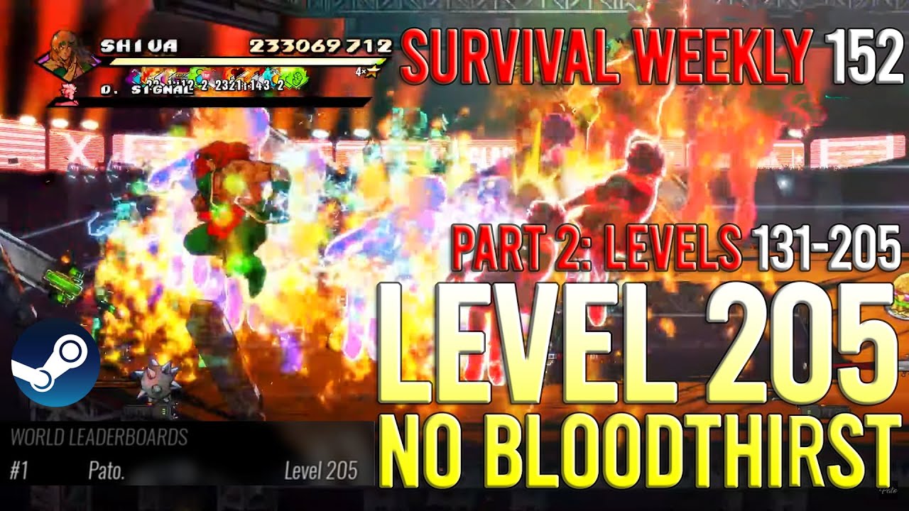 Streets Of Rage 4 - Shiva SOR4 Survival Weekly 152 V8 (Level 205) - (Part 2: levels 131-205)