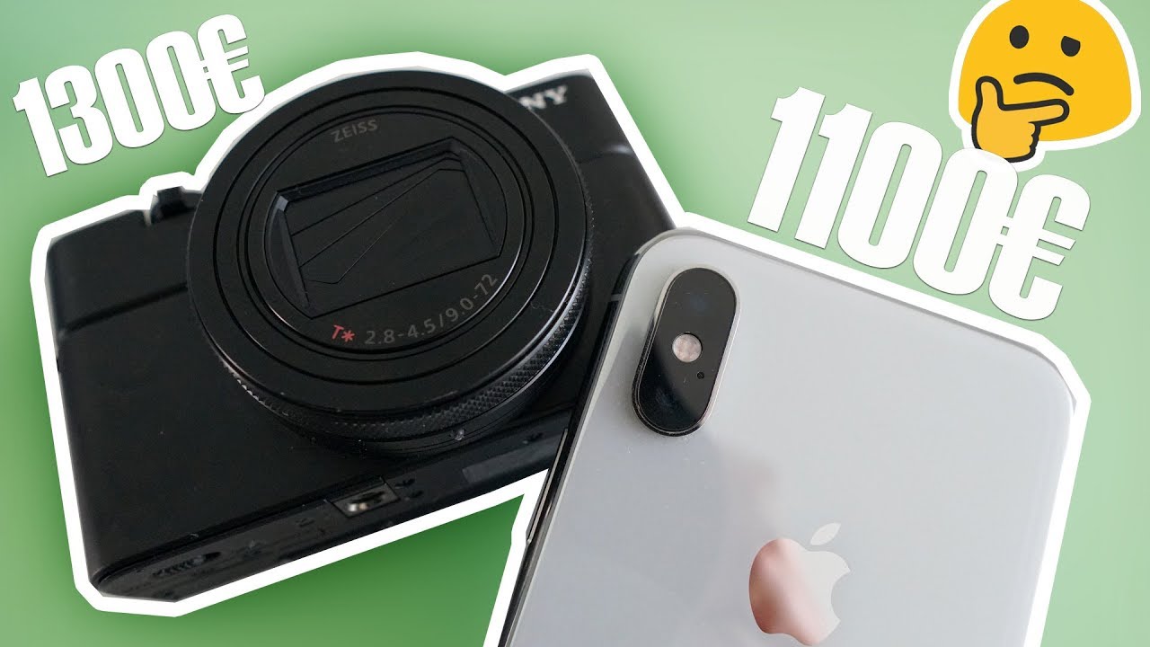 CÁMARA compacta de 1300€ vs iPhone de 1100€