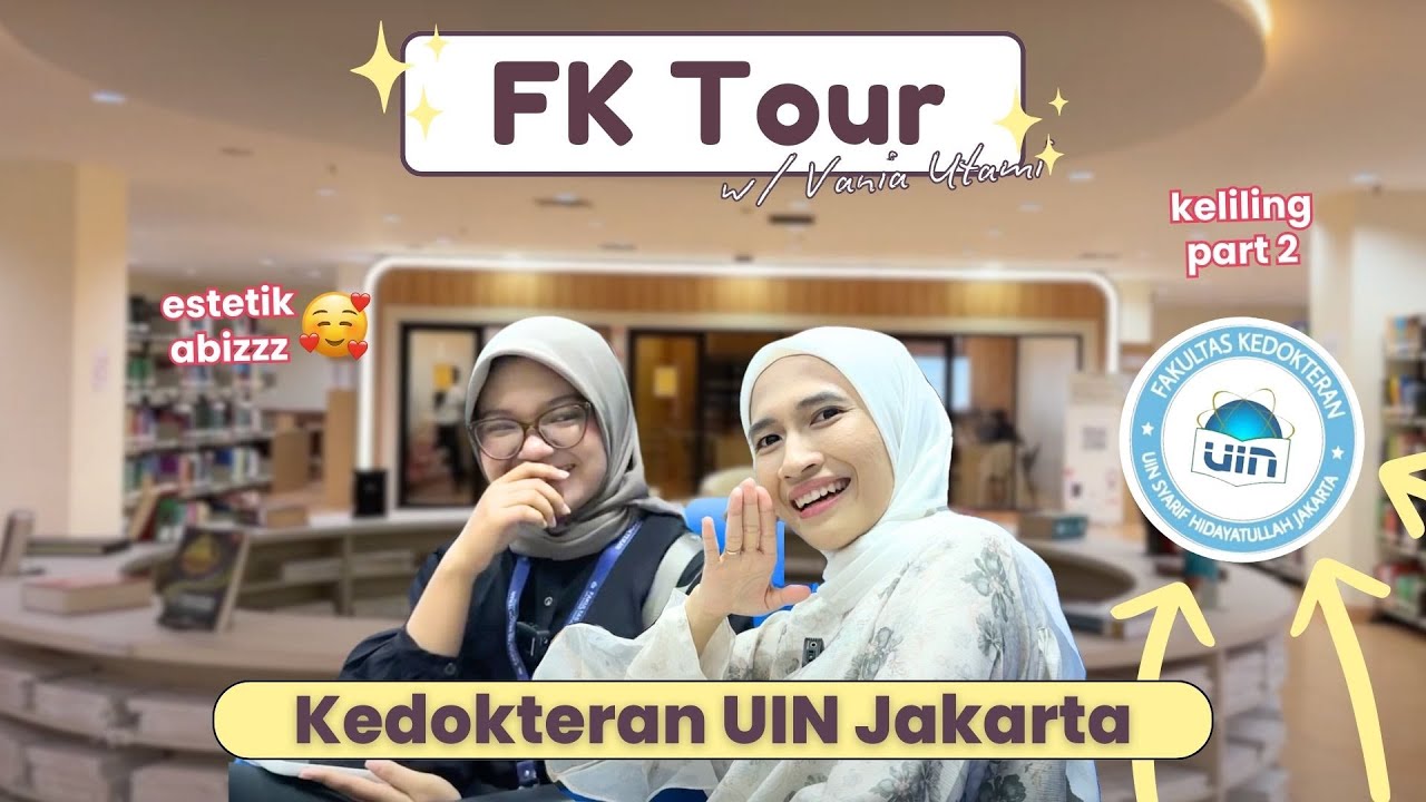 FK INI PERPUSTAKAANNYA ESTETIK😍 #FKTour | dr. Vania Utami