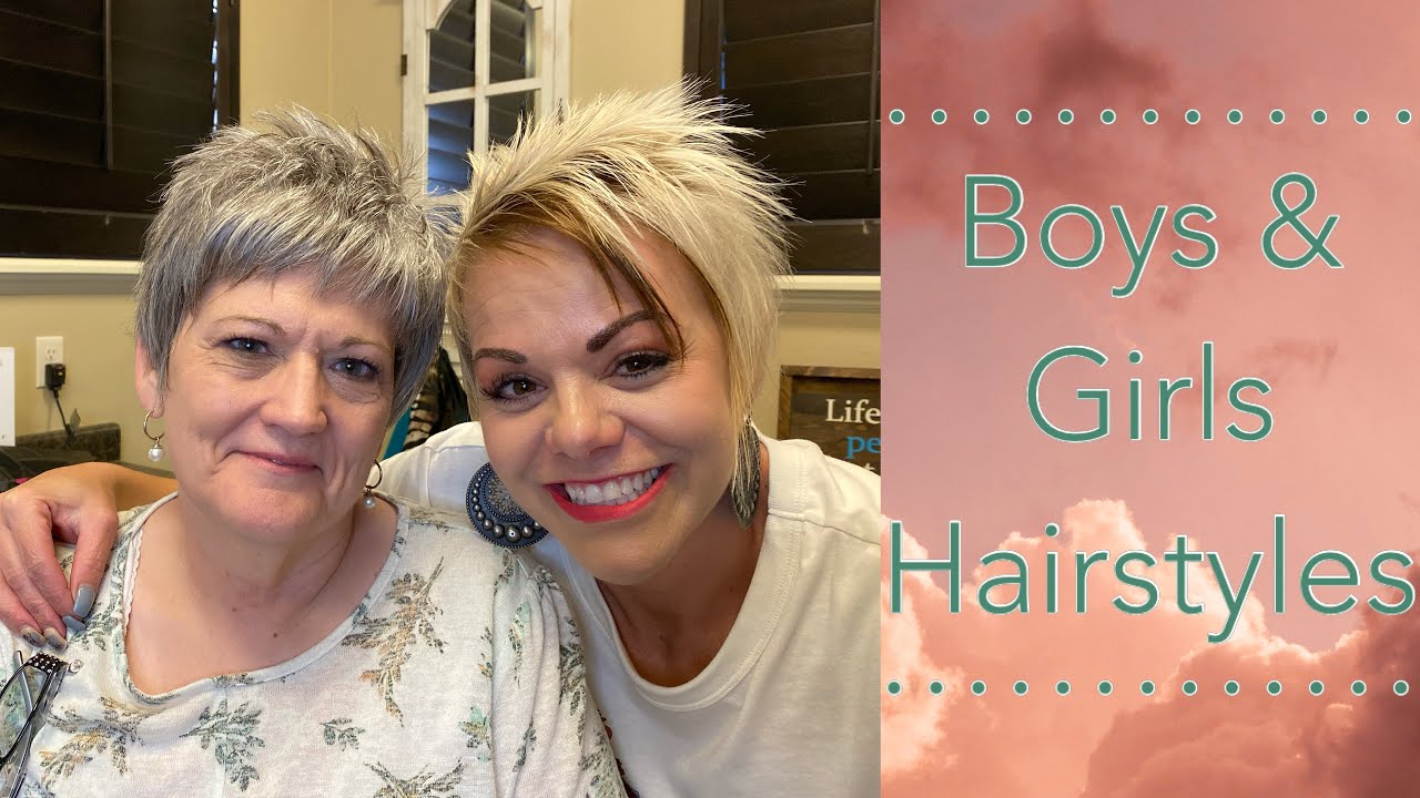 Short Pixie Cut on Wavy Thick Hair - Short Layered Cut Hairstyle