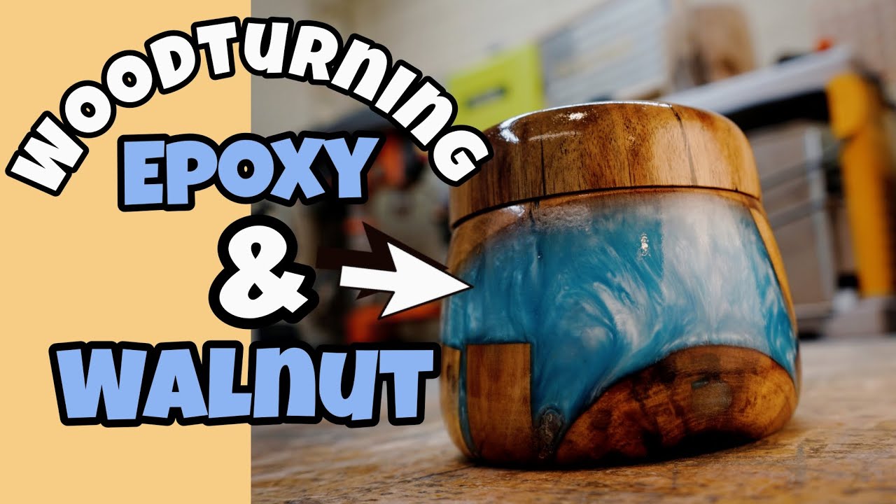 Wood turning Epoxy and Walnut