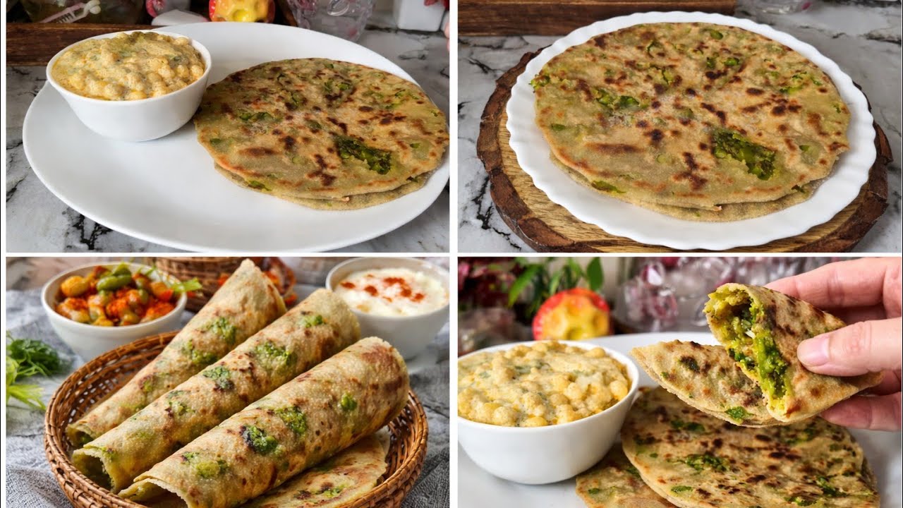 Winter Special Matar Paratha | Soft & Crispy Green Peas Paratha Recipe#matarparatha#peas#food#viral 