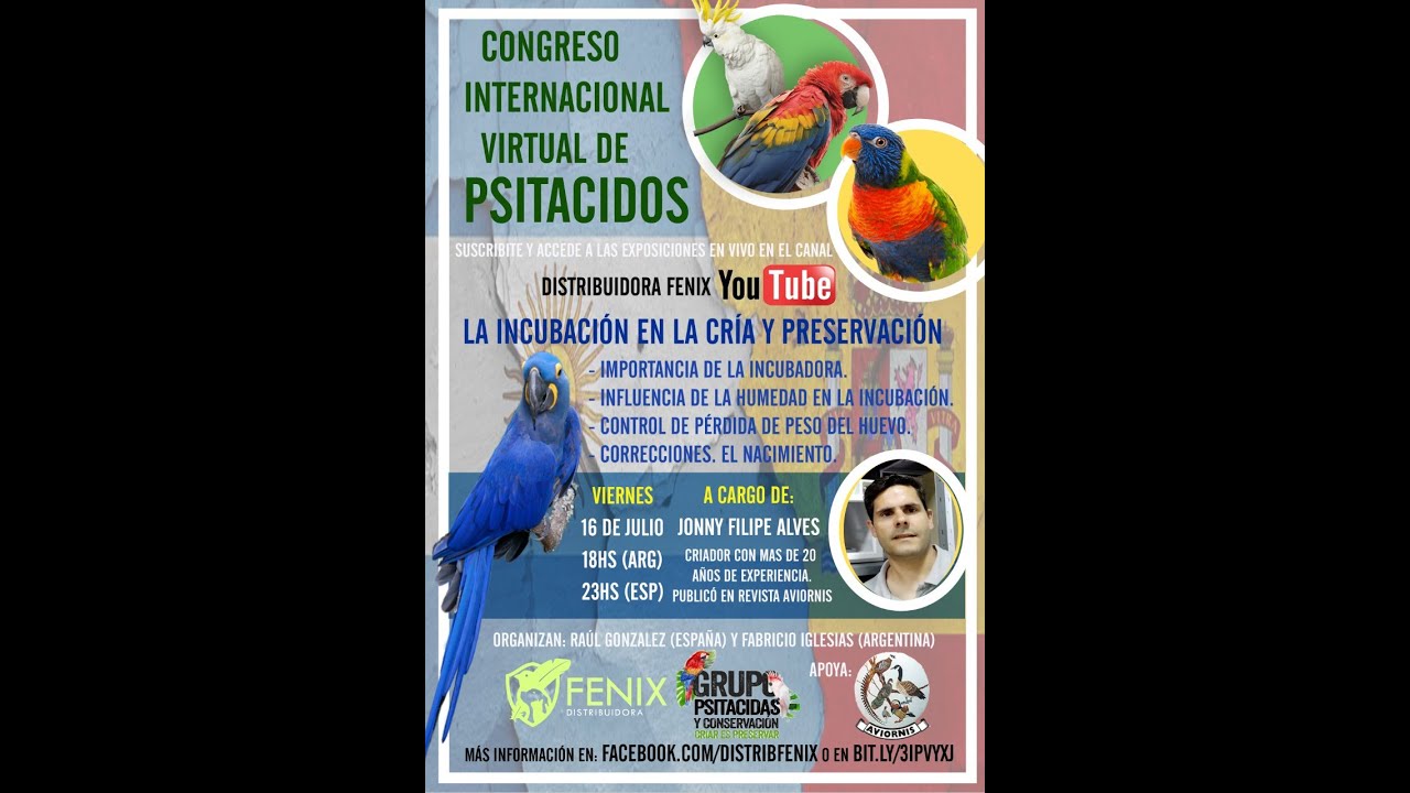 Ponencia 1: La Incubación en la Cría y Preservación (Autor: Jonny Filipe Alves)