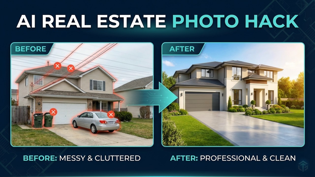 The Secret to Pro Real Estate Photos - Clean Up Anything from Photos in Seconds With AI