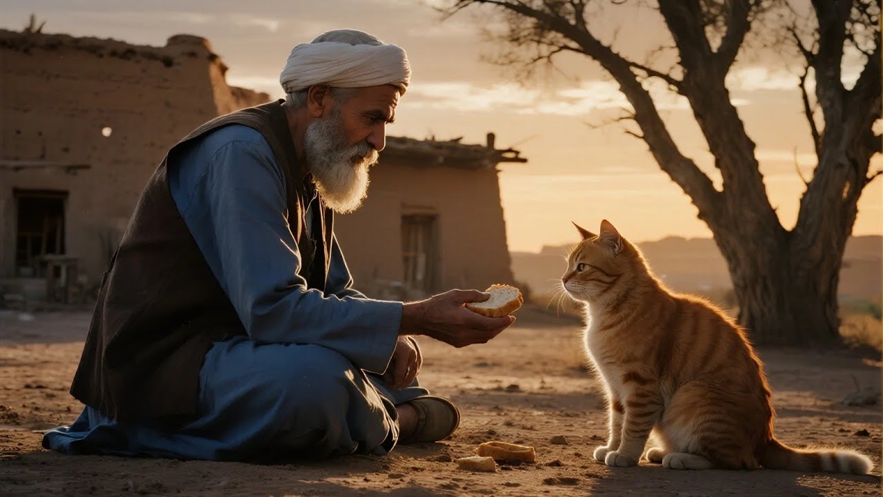 قصة الرجل الفقير الذى تركته زوجته فوجد قطة جائعة وكيف غيرت حياته للأبد