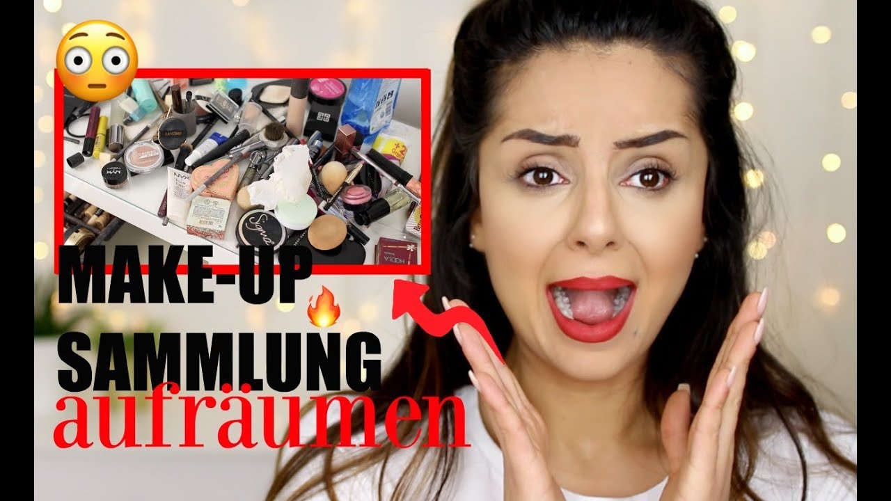 Ich räume meine SCHMINKSAMMLUNG auf! 💄Chaos 2018 ! Tamtam Beauty