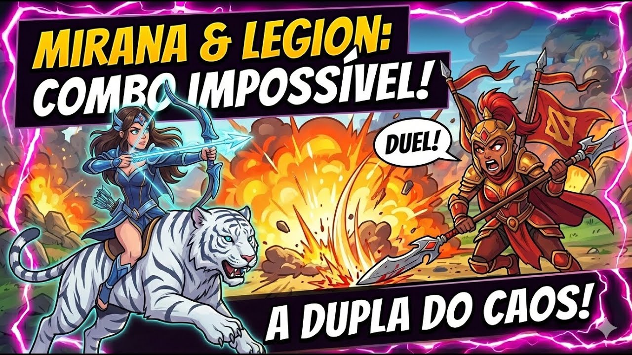 FLECHA + DUELO = KILL CONFIRMADA! O Combo Mais Sujo de Mirana e Legion! 🔥🏹 - TURBO