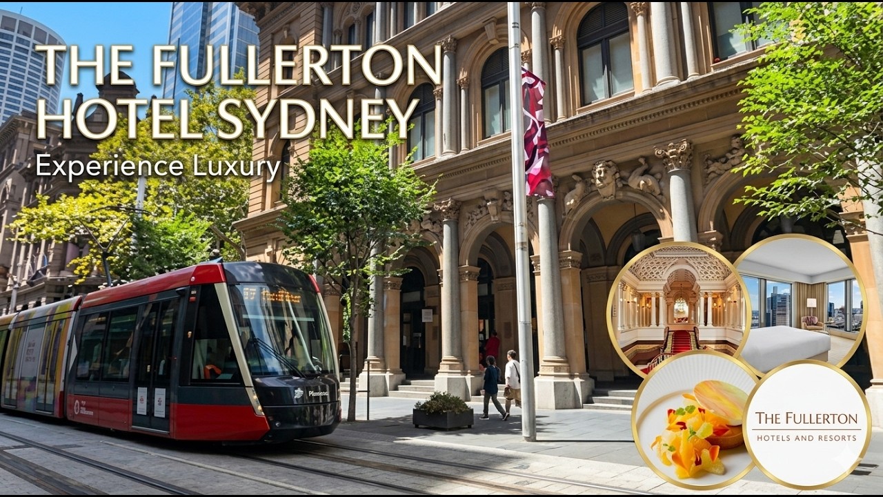 [4K] Hotel Tour | 🇦🇺 SYDNEY, The Fullerton - Condé Nast #1 Hotel in Australia 2025