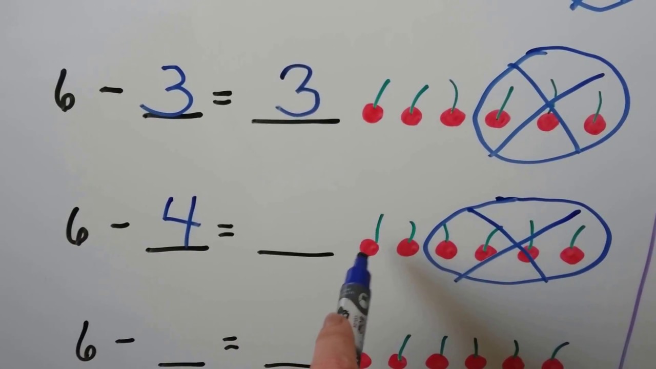 Grade 1 Math 2.8, Take apart numbers (to subtract)
