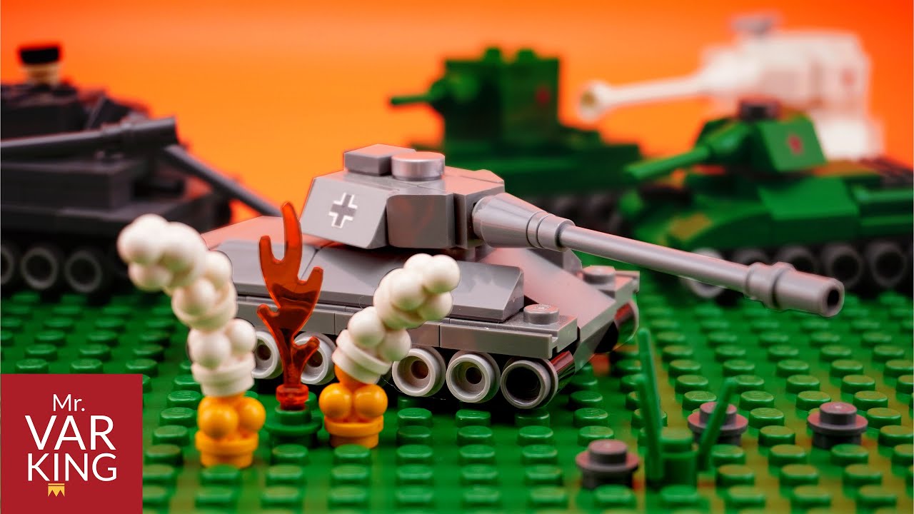 LEGO Top 6 ww2 Tanks Battle