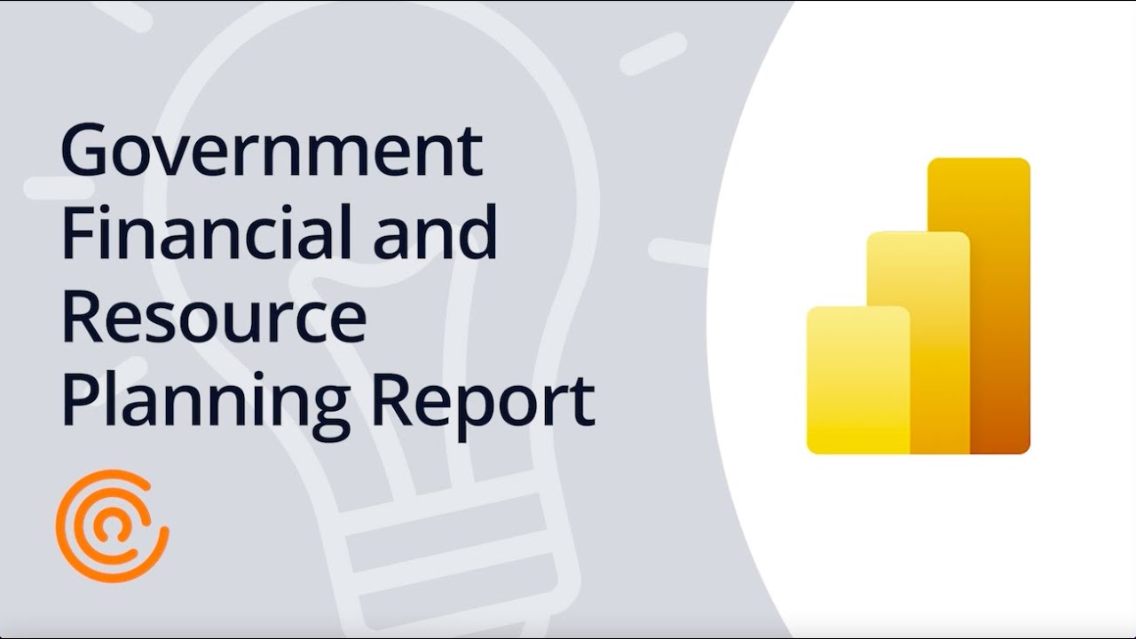 Government Financial and Resource Planning Report in Power BI