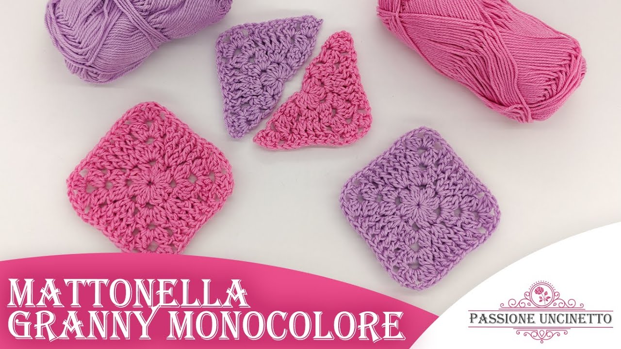 TUTORIAL: Mattonella Granny monocolore