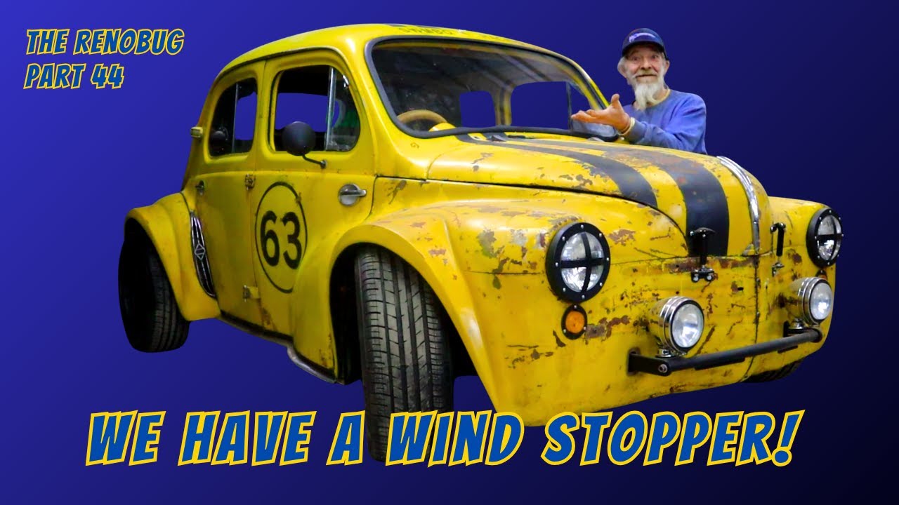 Installing the Renobug Wind Shield and some Upholstery too!