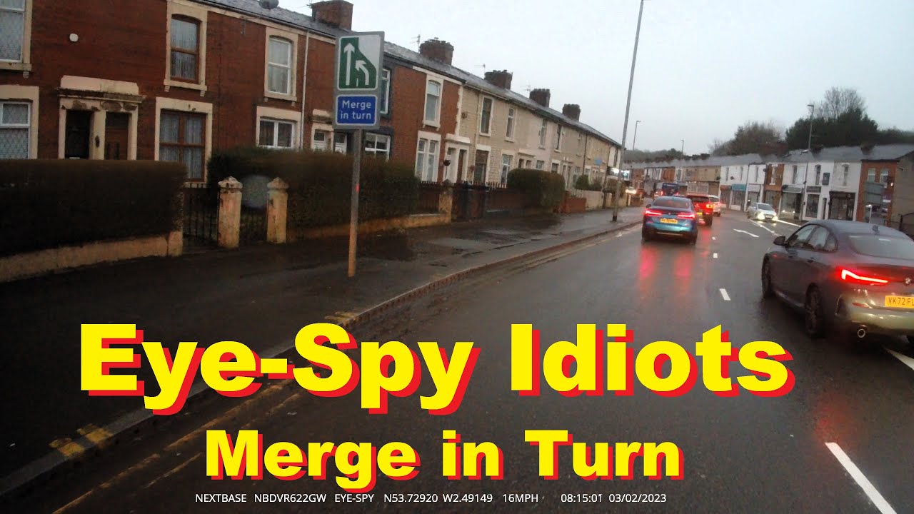 Eye-Spy Idiots That don't know how to MERGE IN TURN