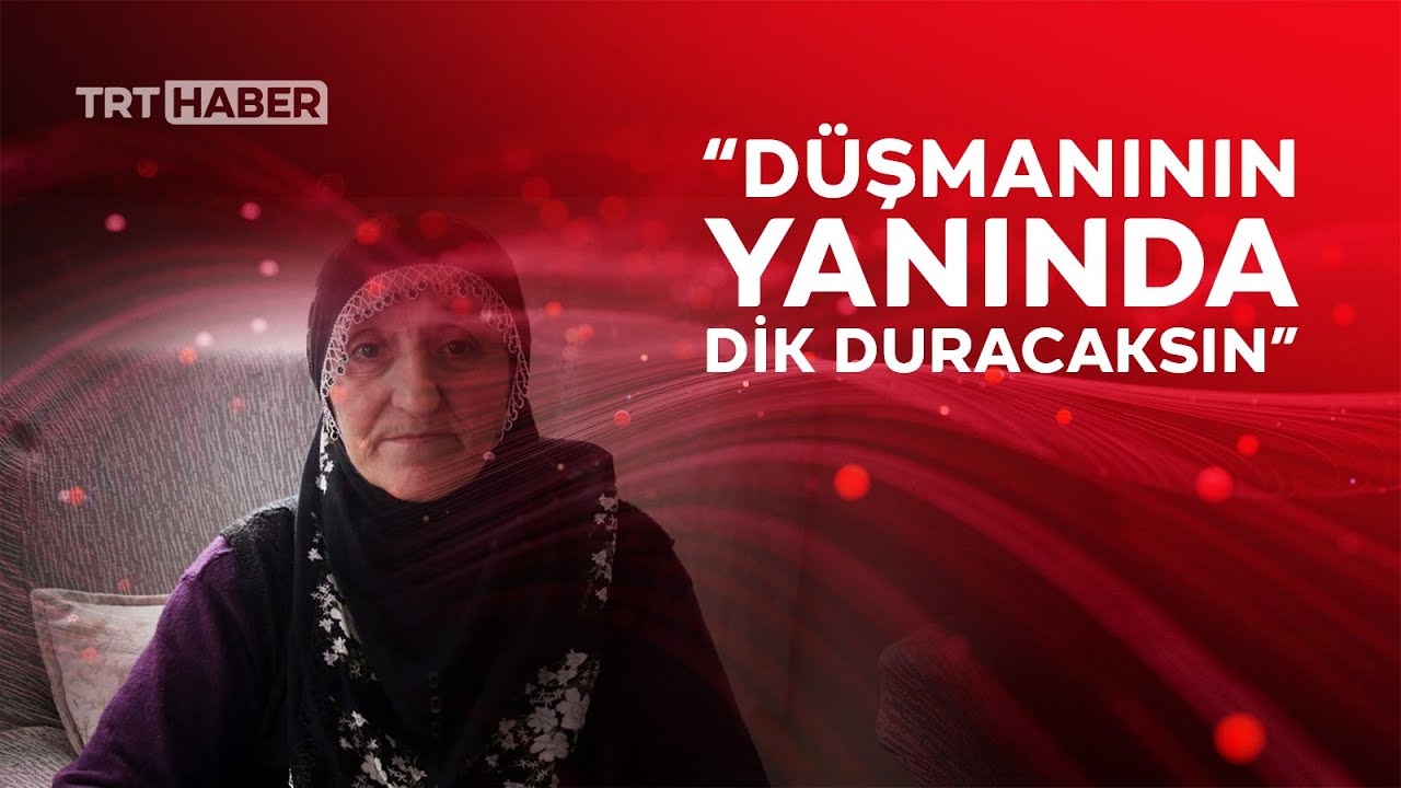 Teröre en güçlü yanıt şehit annesinden