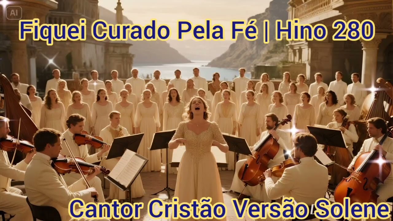 Fiquei Curado Pela Fé | Hino 280 – Cantor Cristão | O Poder da Cruz