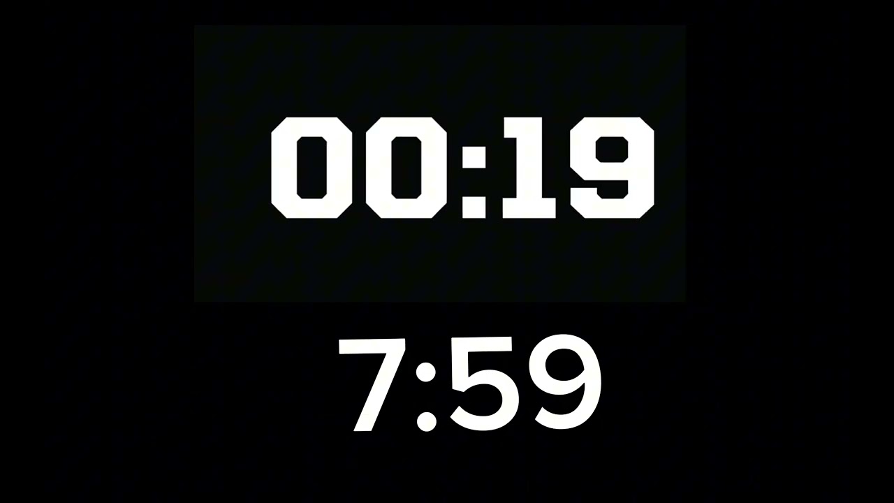 Time 8:00 Countdown