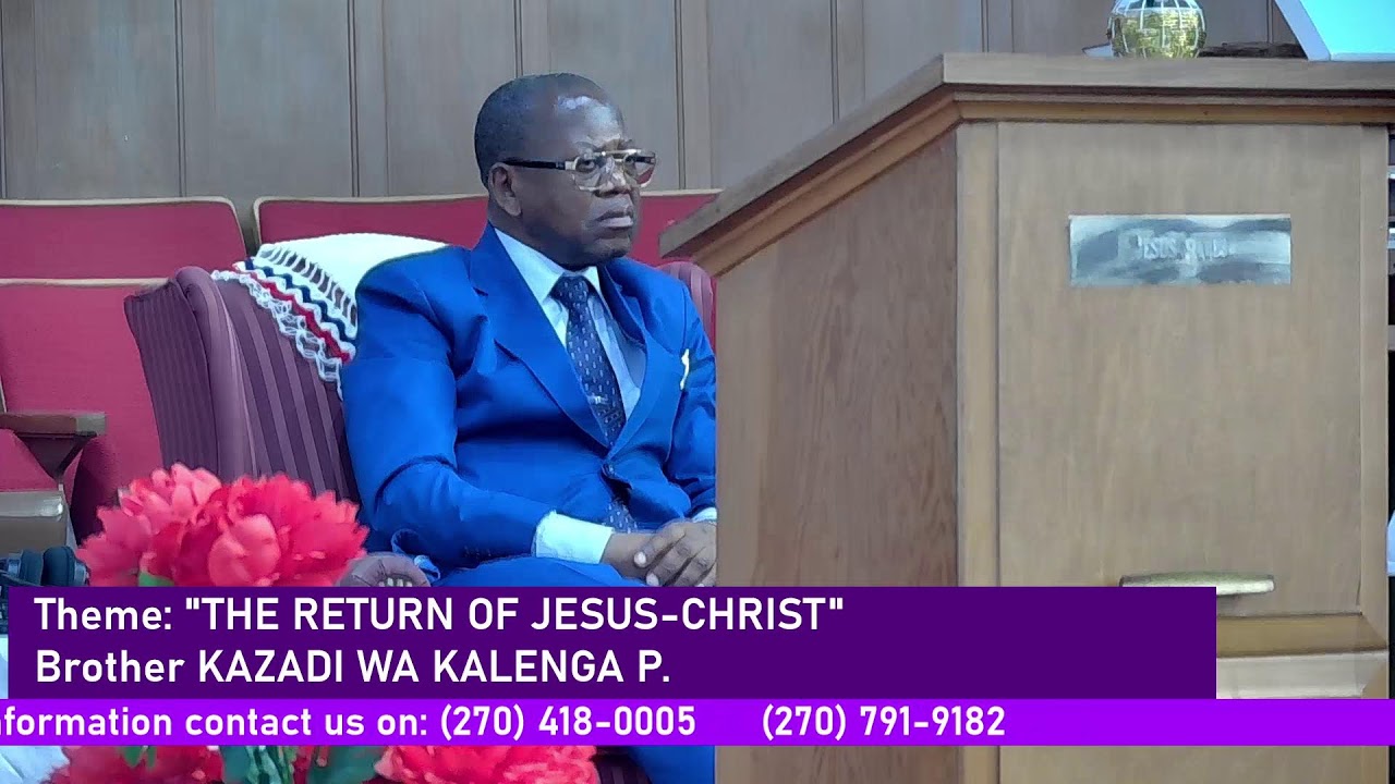 DEC-14-2025, Sunday, THEME: THE RETURN OF JESUS CHRIST   BROTHER KAZADI WA KALENGA IN LOUISVILLE, KY