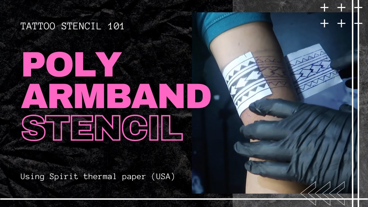 HOW TO STENCIL A POLYNESIAN ARMBAND TATTOO | IN.Kraig