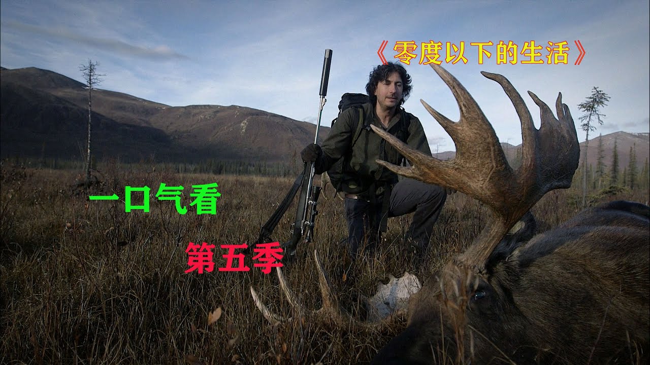 一口气看完，零度以下的生活第五季，打猎和捕鱼等日常生活