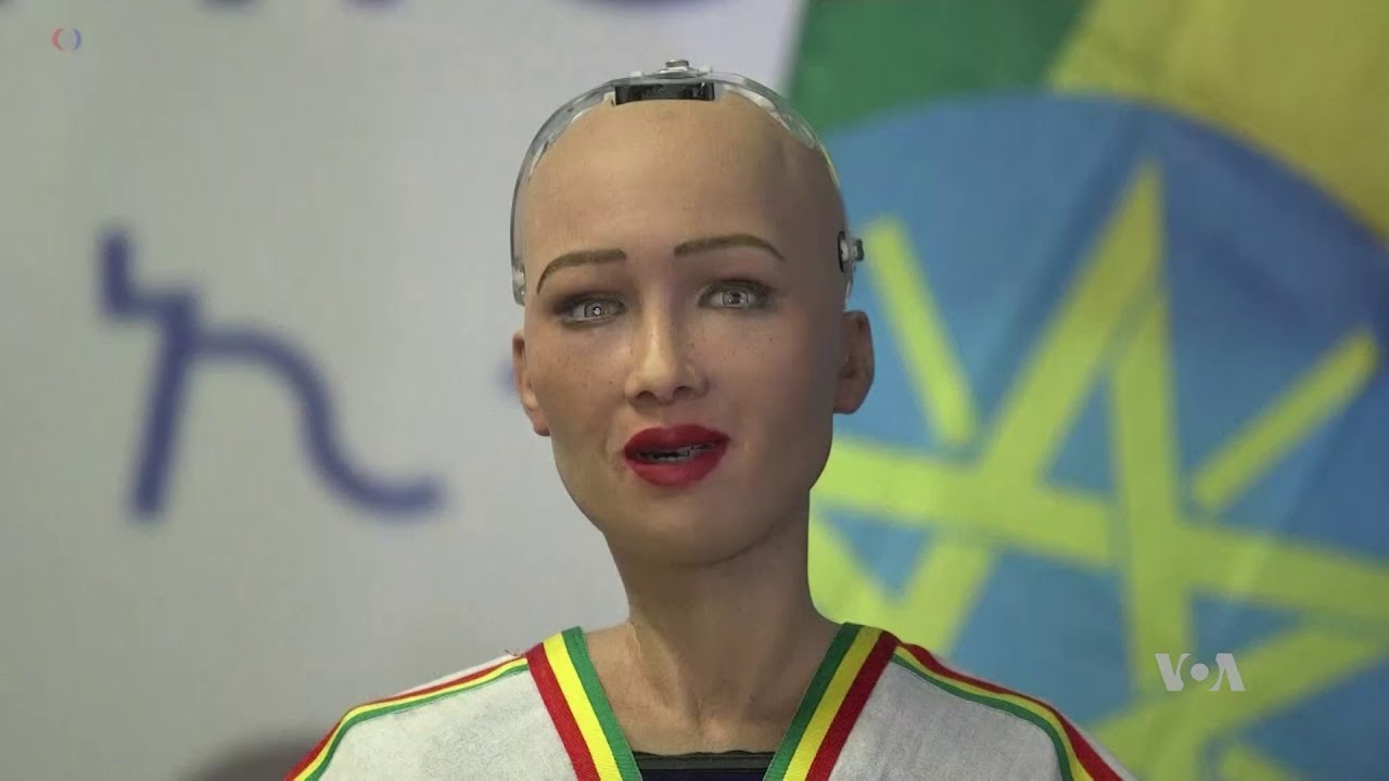 AI Robot Sophia Wows at Ethiopia ICT Expo